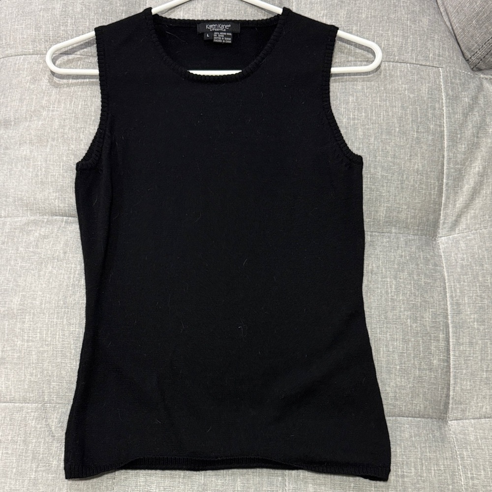 Karen Kane Black Tank Top